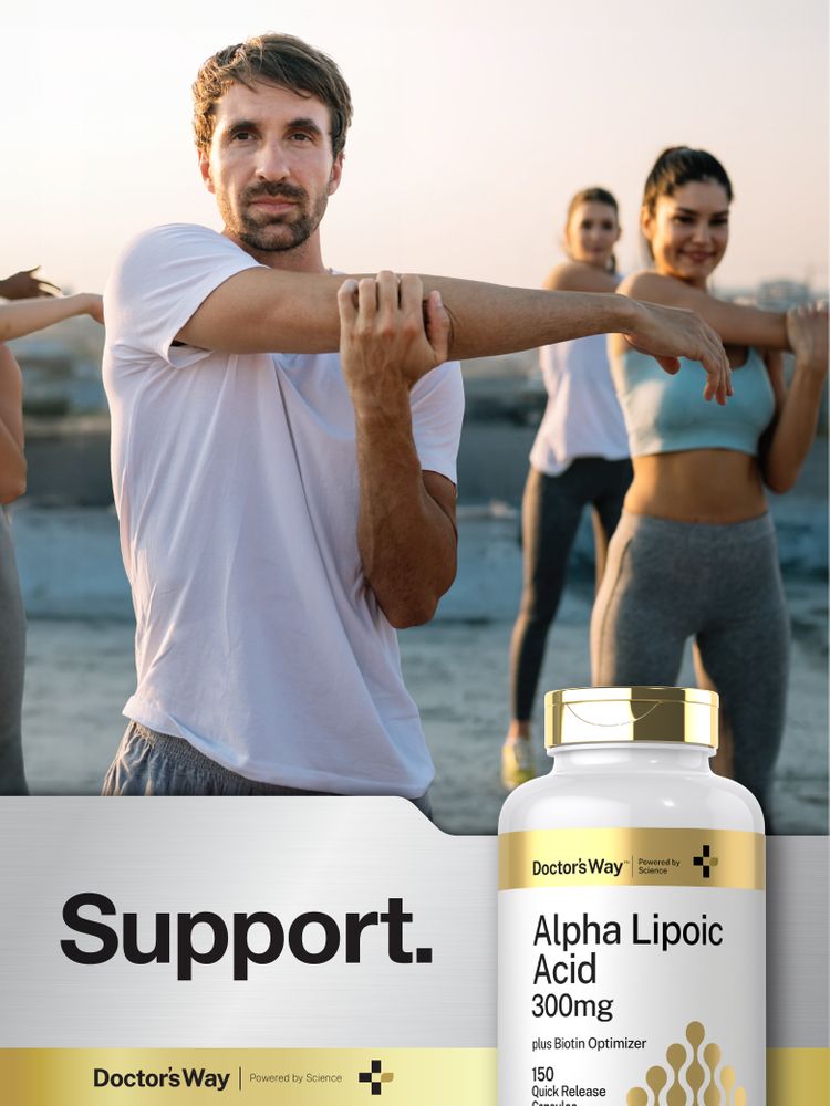 Ácido Alfa Lipoico 300 mg | 150 Cápsulas