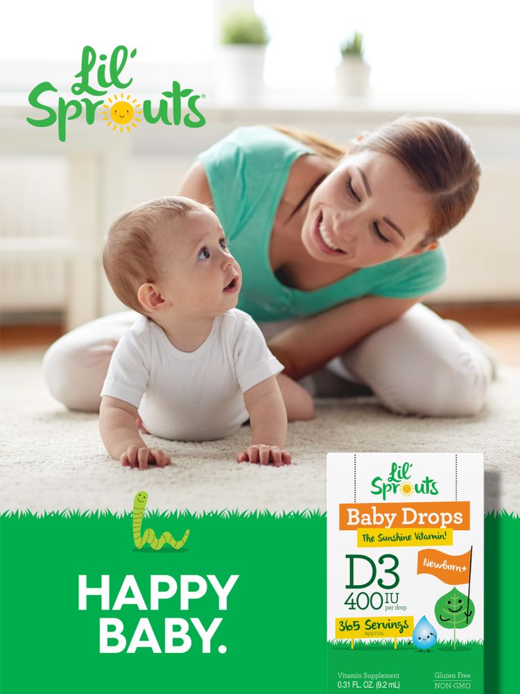Vitamin D-3 for Babies 400IU | 0.31oz Liquid