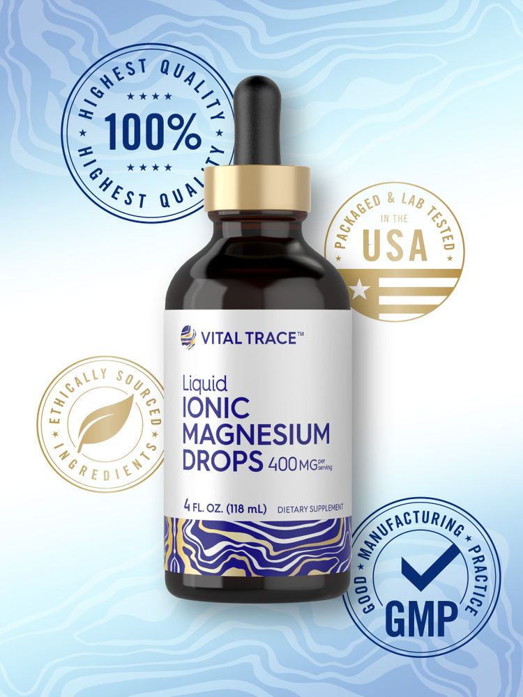 Ionic Magnesium 400mg | 4oz Liquid
