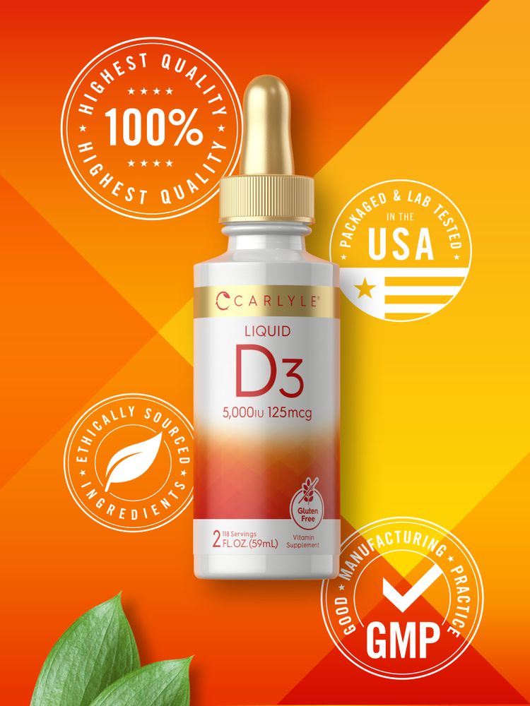 Vitamin D-3 5000IU | 2oz Liquid