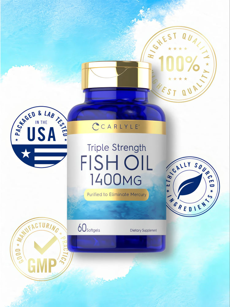 Aceite de Pescado 1360mg | 60 Cápsulas Blandas