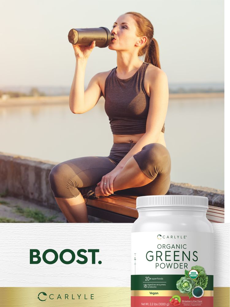 Polvo de Verdes Orgánicos | Suplemento de 35.2 oz