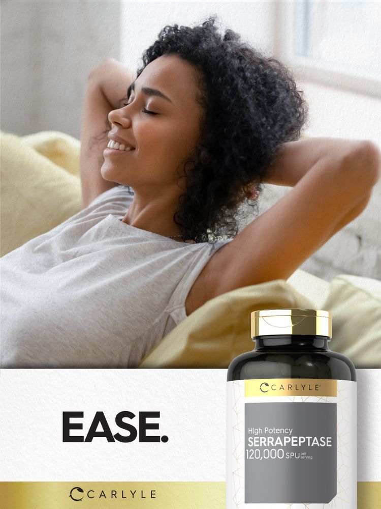 Serrapeptase 120000IU per serving | 120 Capsules