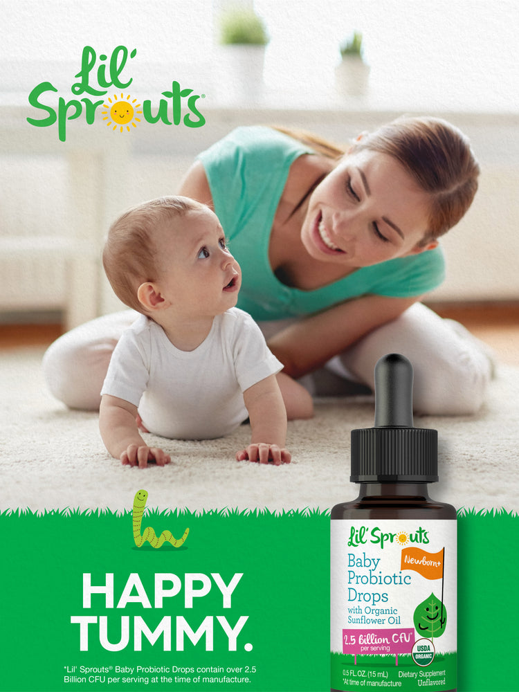Organic Baby Probiotic Drops | 2.5 Billion CFU