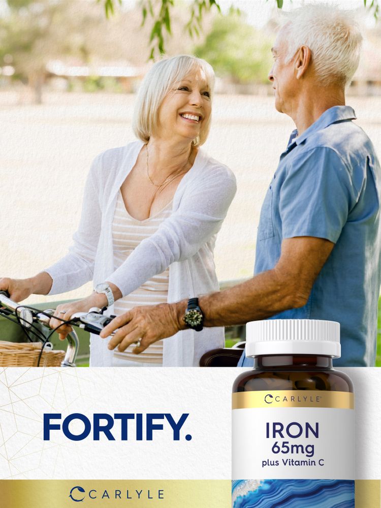 Iron 65mg with Vitamin C | 180 Tablets