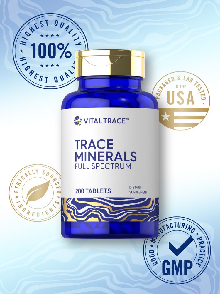 Minerales traza | 200 tabletas