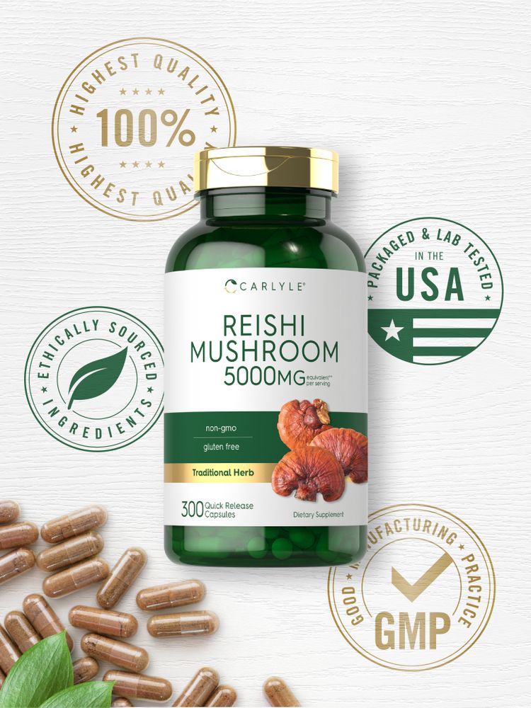 Champignon Reishi | 300 Capsules