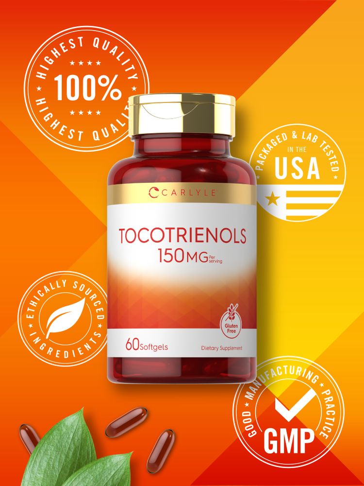 Tocotrienols 150mg per serving | 60 Softgels
