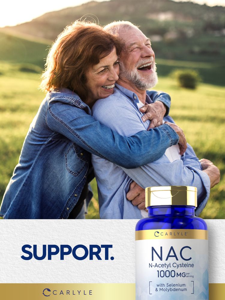 N-Acetilcisteína 1000mg por porção | 80 Cápsulas