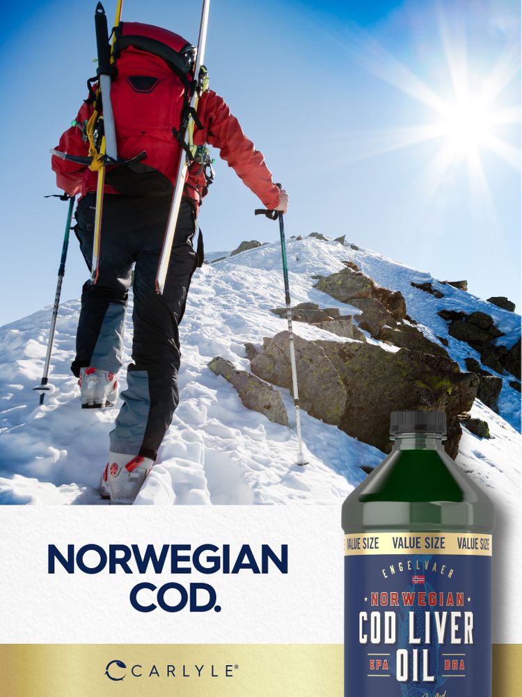 Aceite de Hígado de Bacalao Noruego | 48oz Líquido