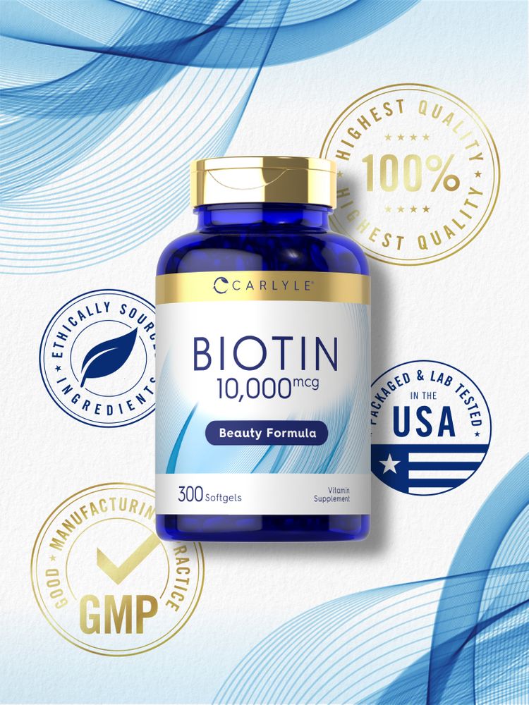 Biotin 10000mcg | 300 Softgels