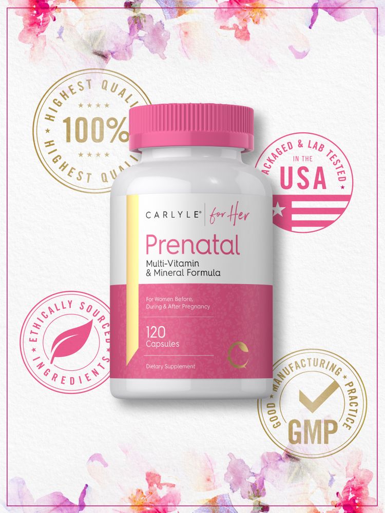Prenatal Vitamins & Minerals | 120 Capsules