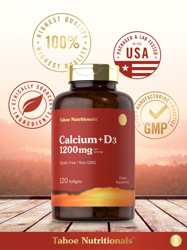 Calcio con Vitamina D-3 | 120 Softgel