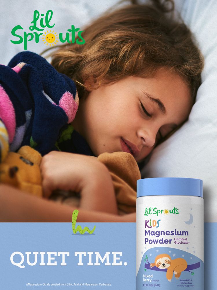 Magnesium en Poudre pour Enfants | 16 oz