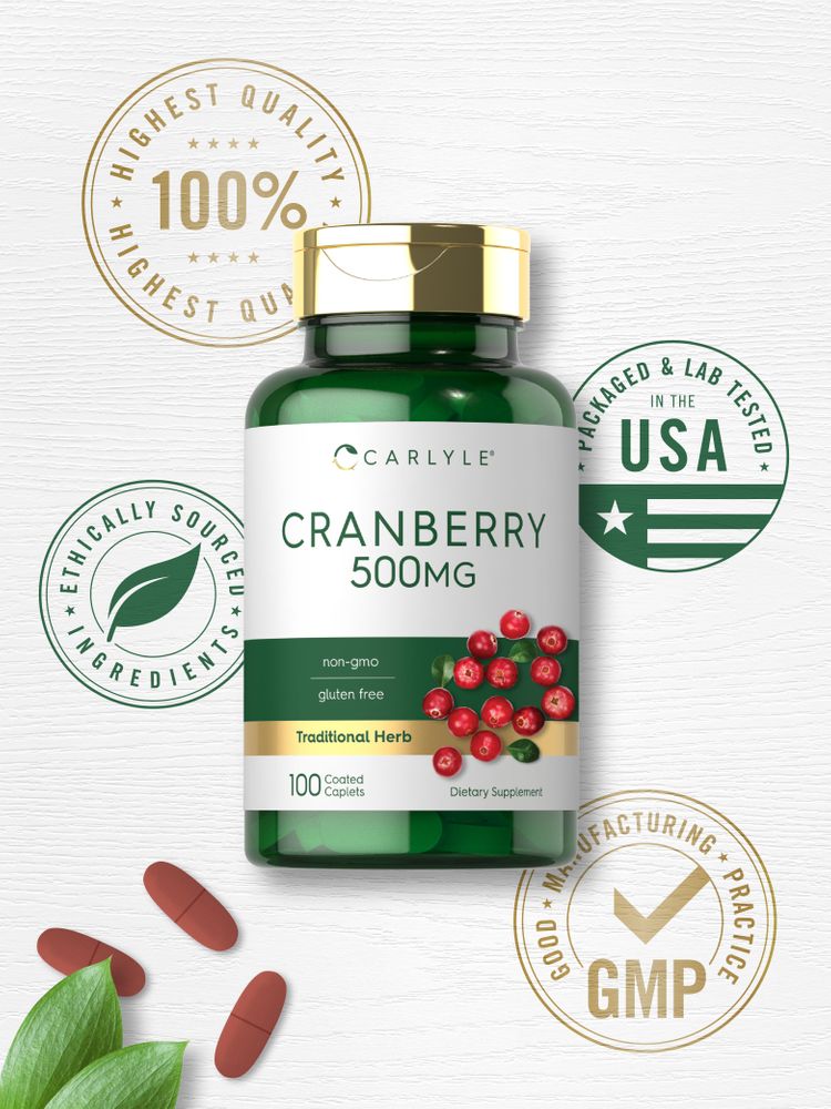 Cranberry 500mg | 100 Comprimidos