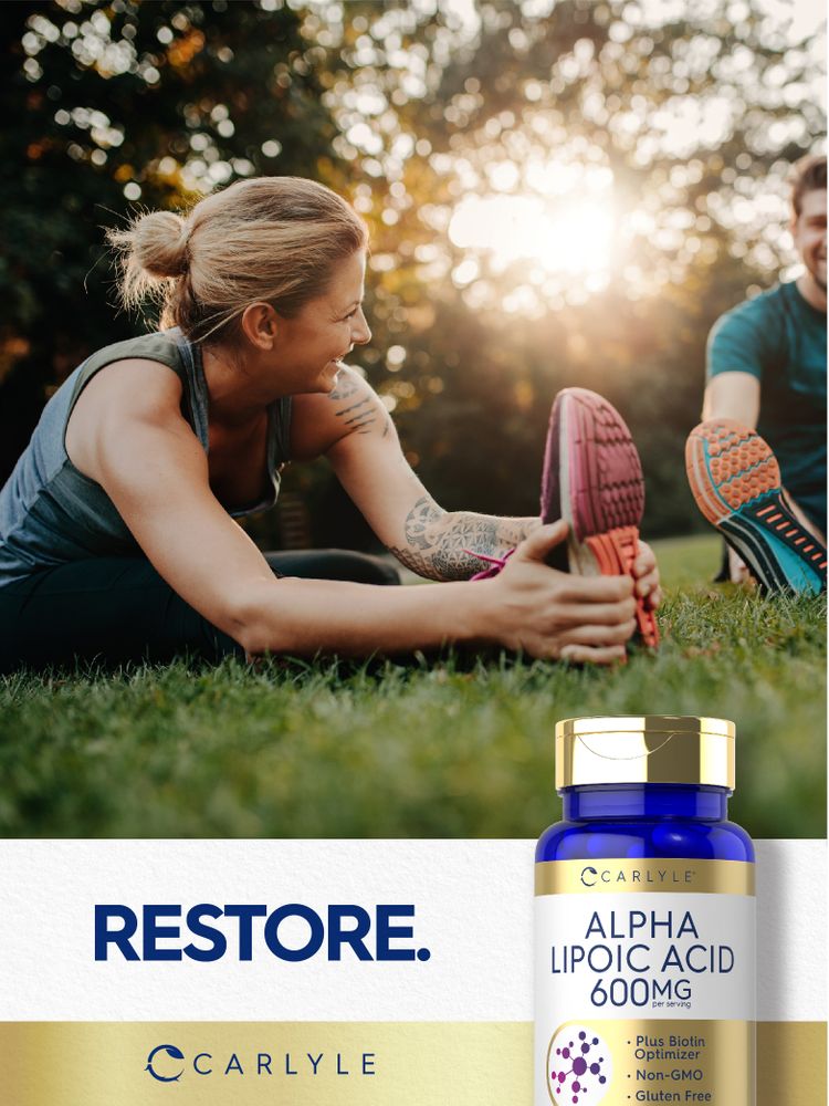 Alpha Lipoic Acid 600mg per serving | 90 Capsules