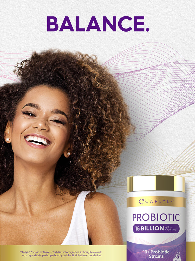 Probiotic Supplement | 15 Billion CFU | 30 Capsules