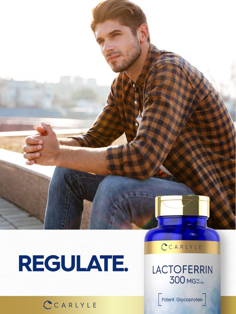Lactoferrin 300mg per serving | 60 Capsules