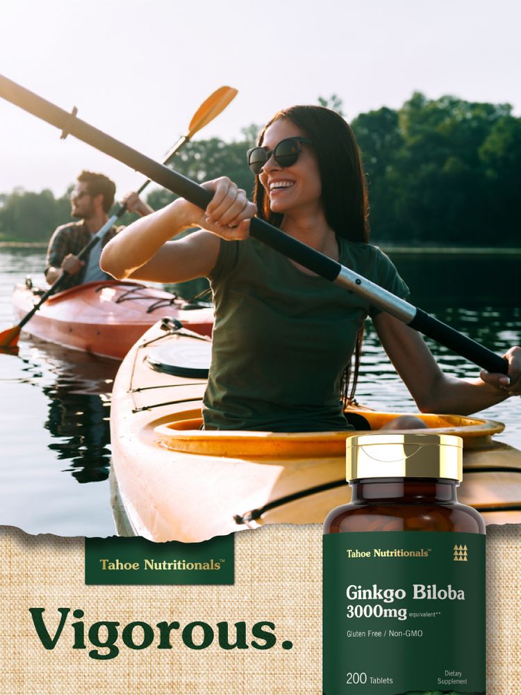 Ginkgo Biloba 3000mg | 200 tabletas