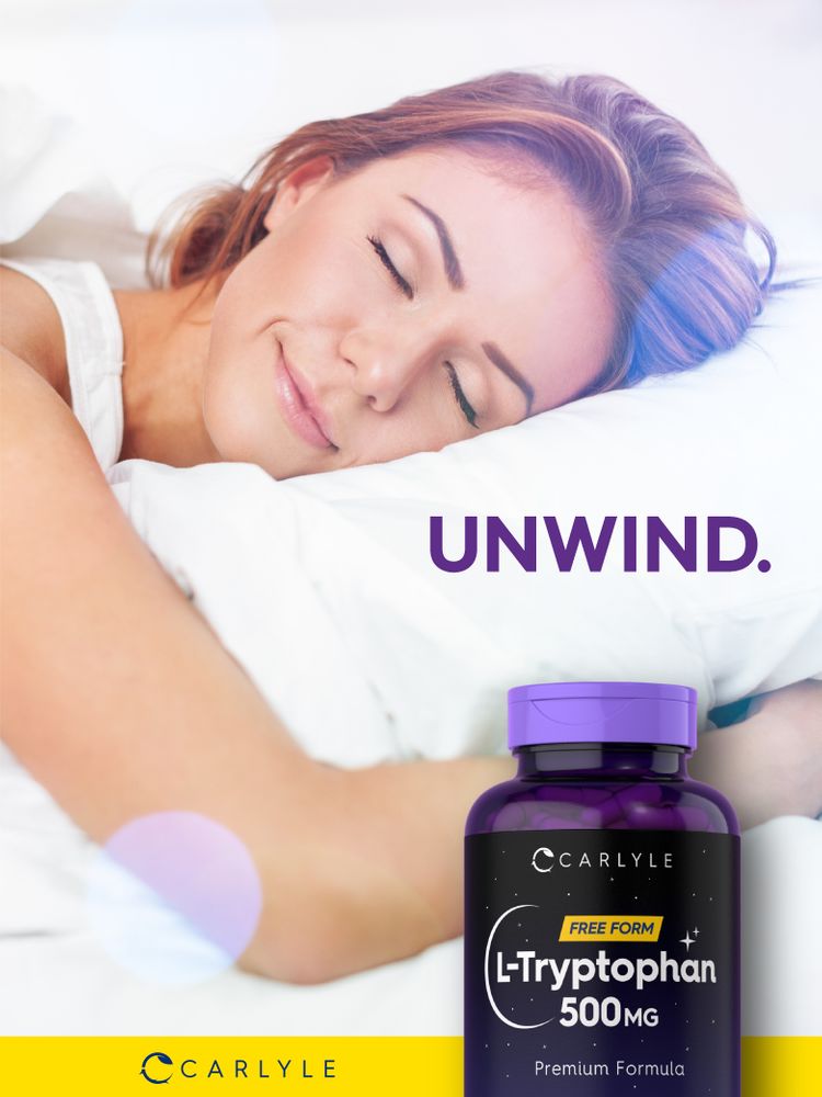 L-Triptófano 500mg | 120 Cápsulas