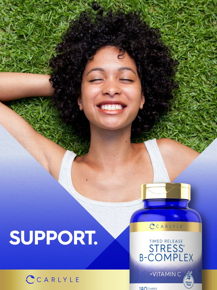 Complejo de Vitamina B con Vitamina C | 180 Cápsulas