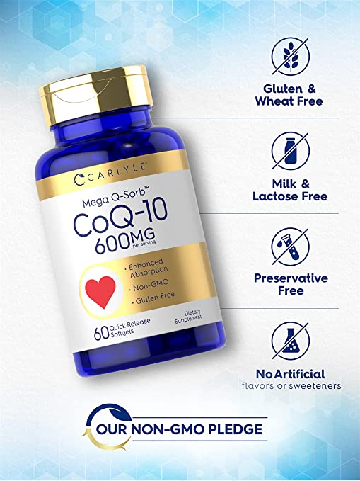 CoQ10 600mg per serving | 60 Softgels