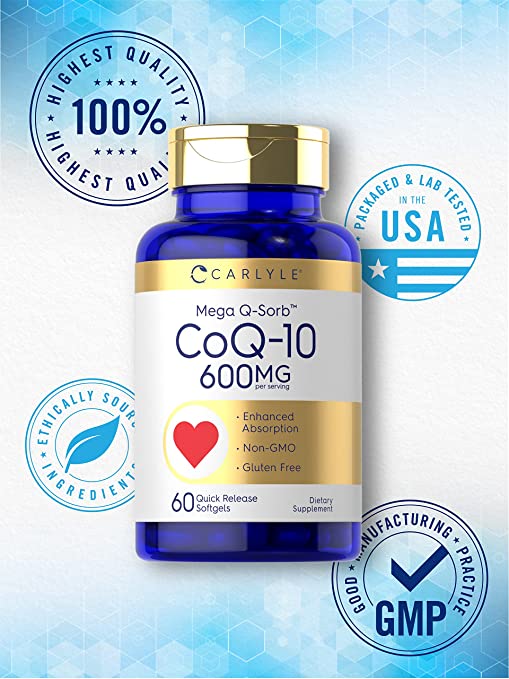 CoQ10 600mg per serving | 60 Softgels