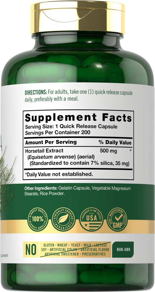 Silício 500mg | 200 Cápsulas