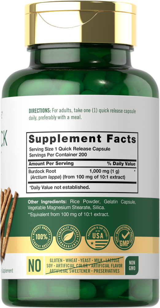 Burdock Root | 200 Capsules