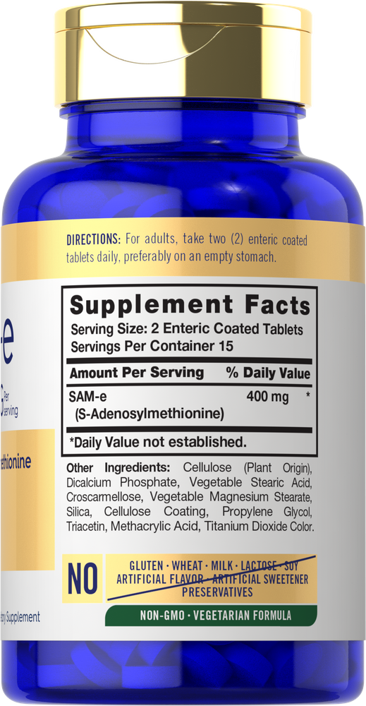 SAM-e 400mg per serving | 30 Tablets