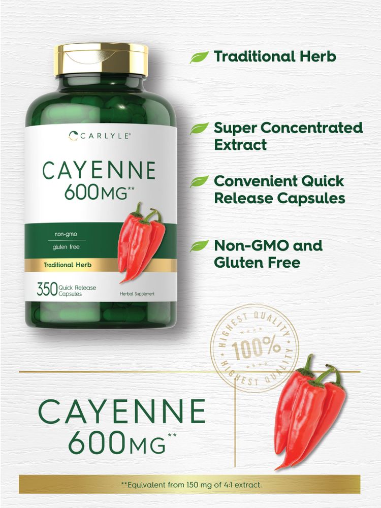 Cayenne Pepper | 350 Capsules