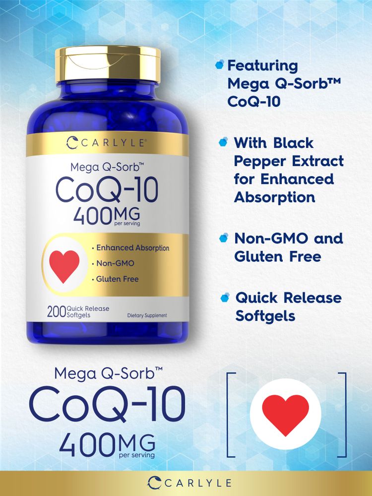 CoQ10 400mg pro Portion | 200 Weichkapseln