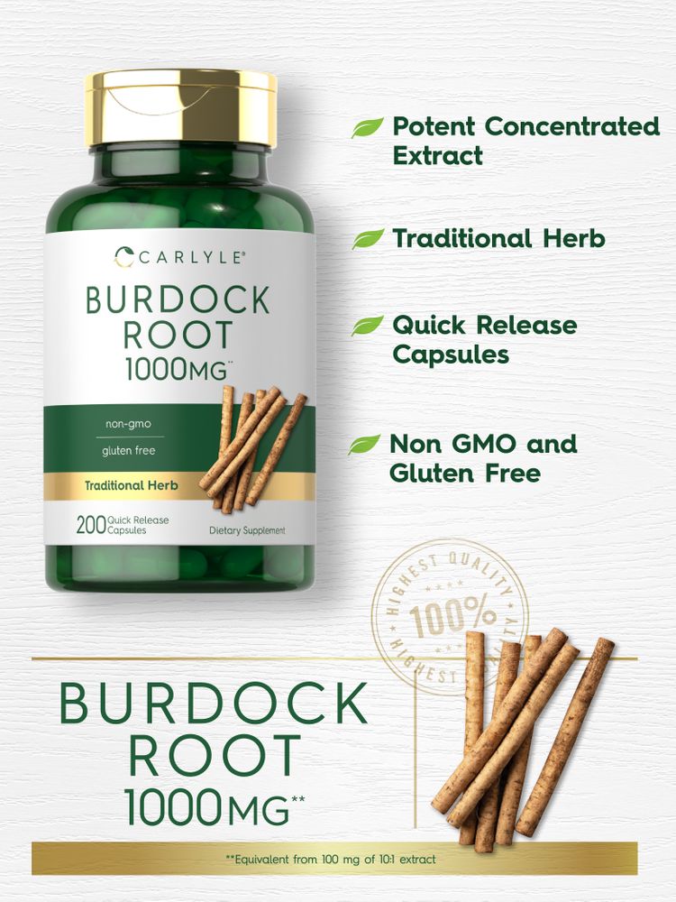 Burdock Root | 200 Capsules