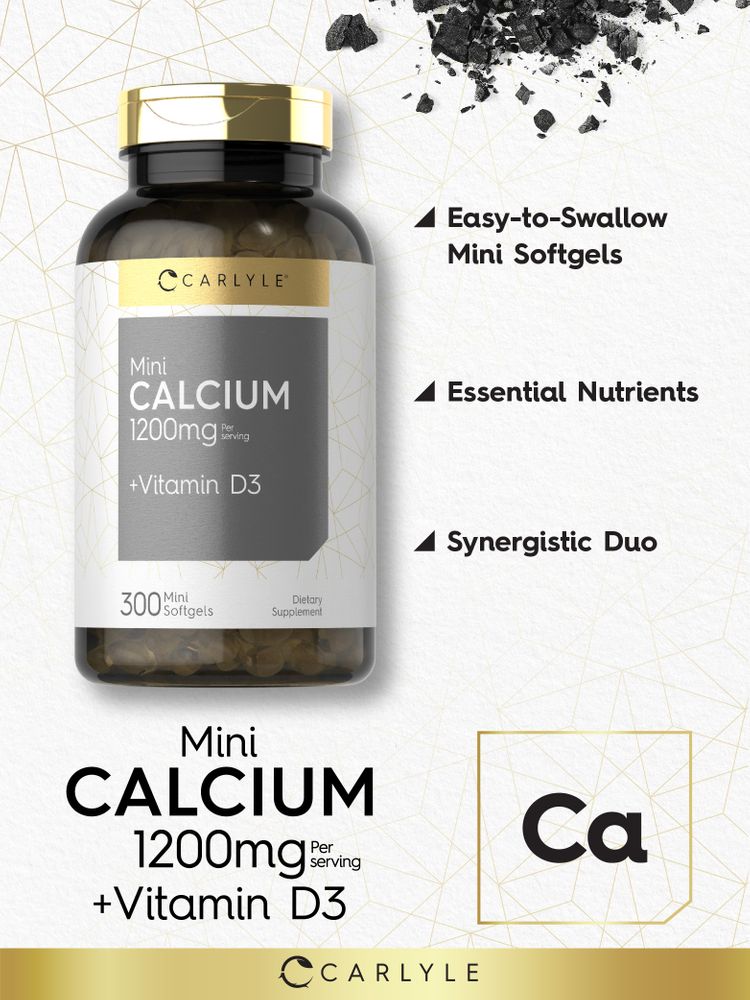 Calcium with Vitamin D-3 | 300 Softgels