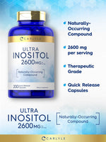 Load image into Gallery viewer, Inositol 2600mg | 200 Capsules
