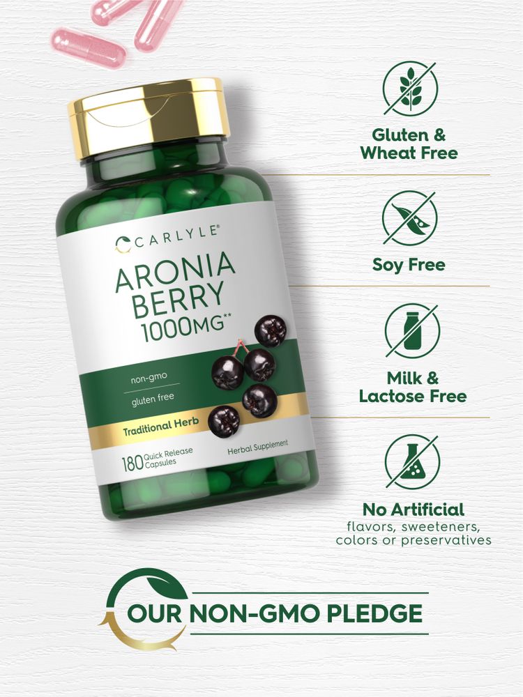 Baya de Aronia | 180 Cápsulas