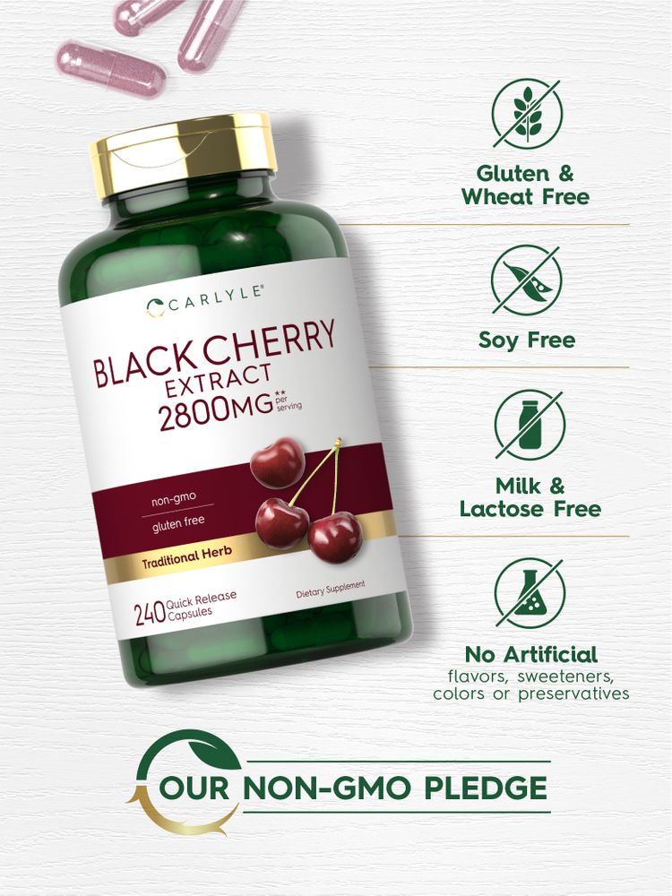Black Cherry 2800mg per serving | 240 Capsules