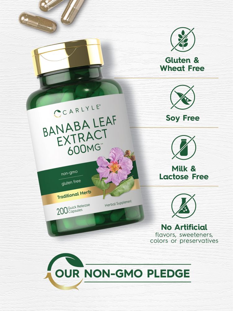 Banaba Leaf Extract | 200 Capsules
