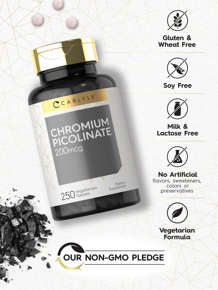 Chromium Picolinate 200mcg | 250 Comprimés