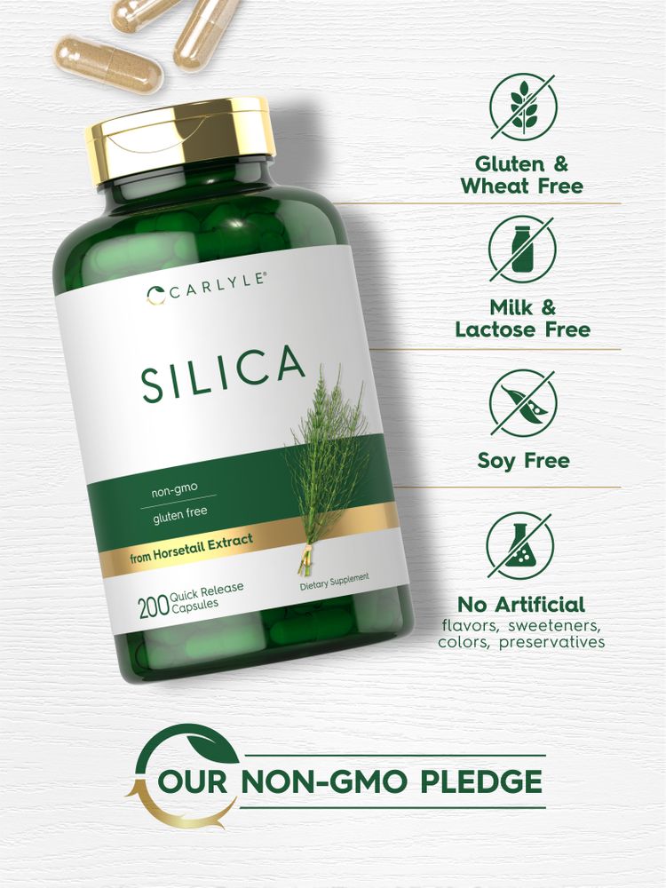 Silício 500mg | 200 Cápsulas