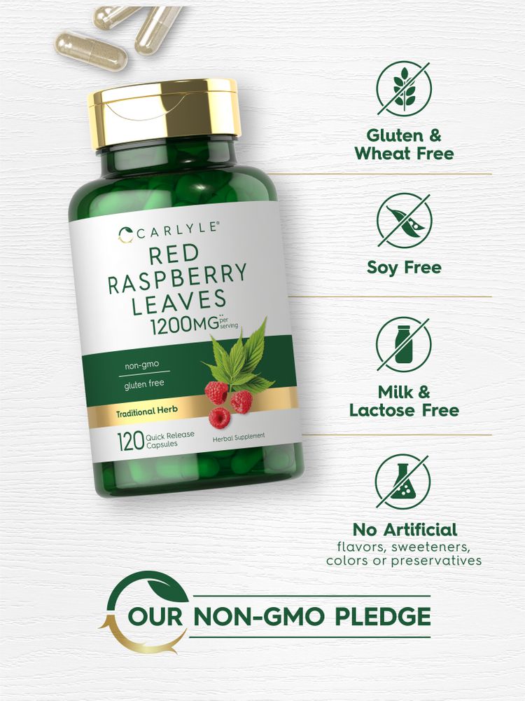 Red Raspberry Leaves | 120 Capsules