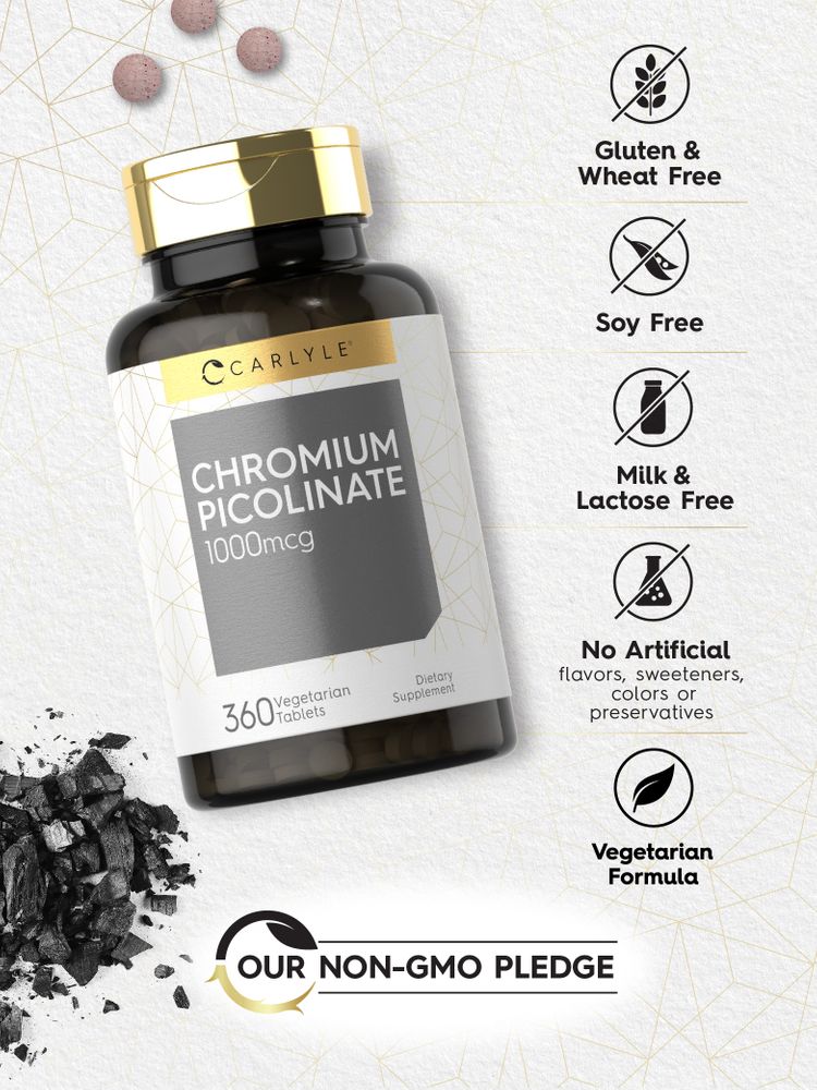 Chromium Picolinate 1000mcg | 360 Tablets