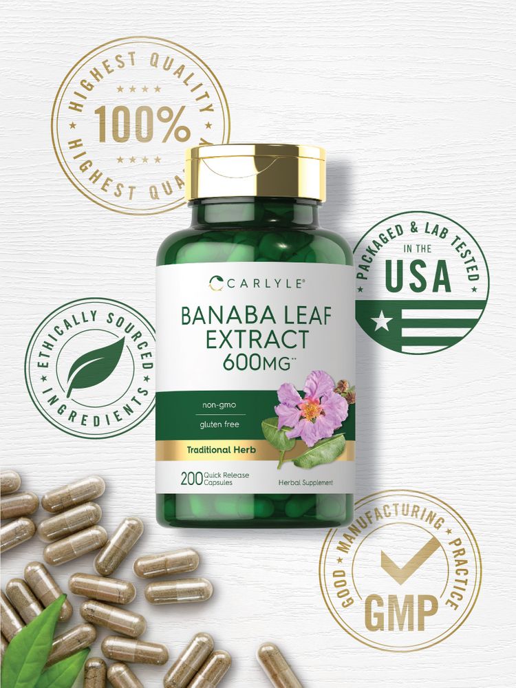 Banaba Leaf Extract | 200 Capsules
