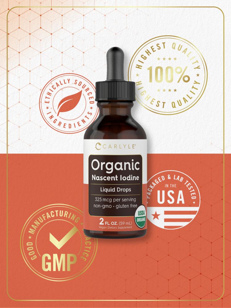 Organic Nascent Iodine | 2oz Liquid