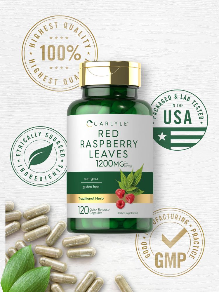 Red Raspberry Leaves | 120 Capsules