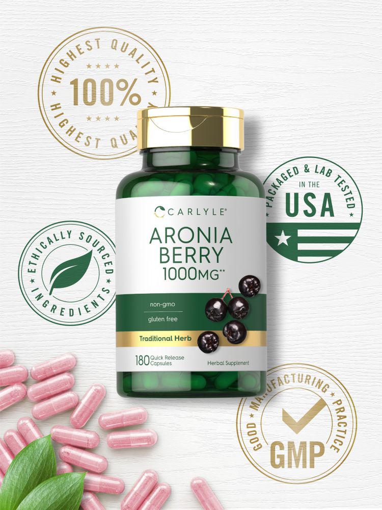 Baya de Aronia | 180 Cápsulas
