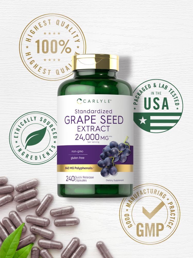 Grape Seed Extract | 240 Capsules