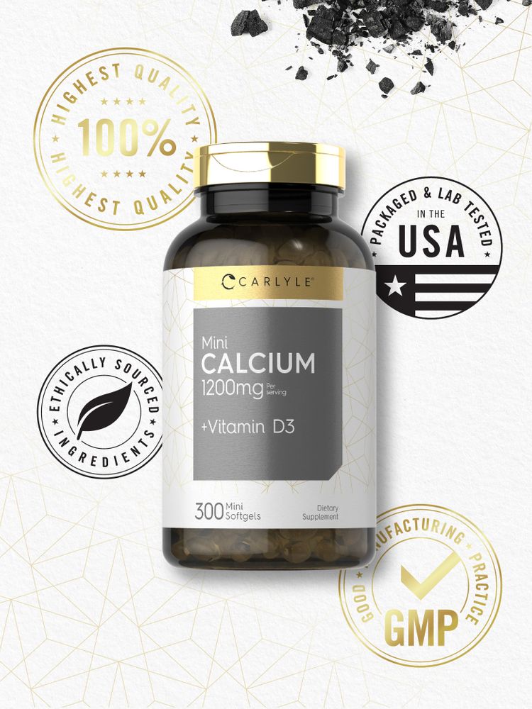 Calcium with Vitamin D-3 | 300 Softgels