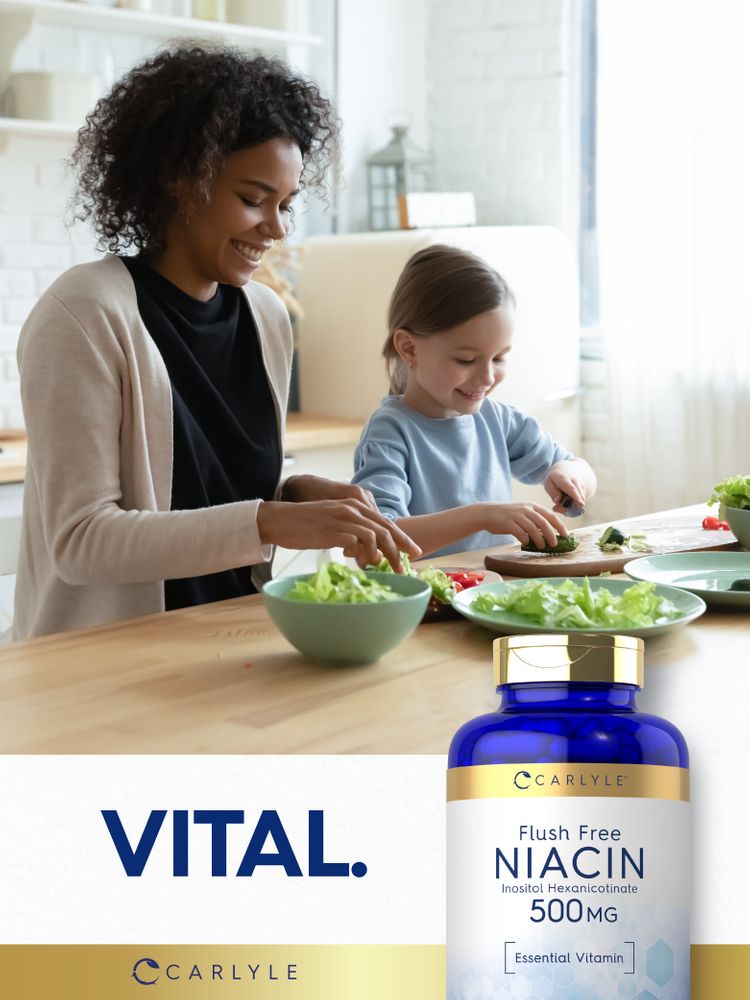 Niacin 500mg | 220 Capsules