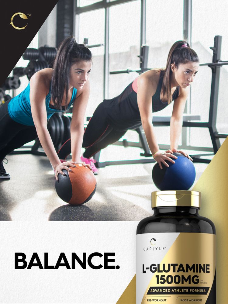 L-Glutamine 1500mg per serving | 240 Capsules